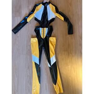 Racing bodysuit with sexy cutouts